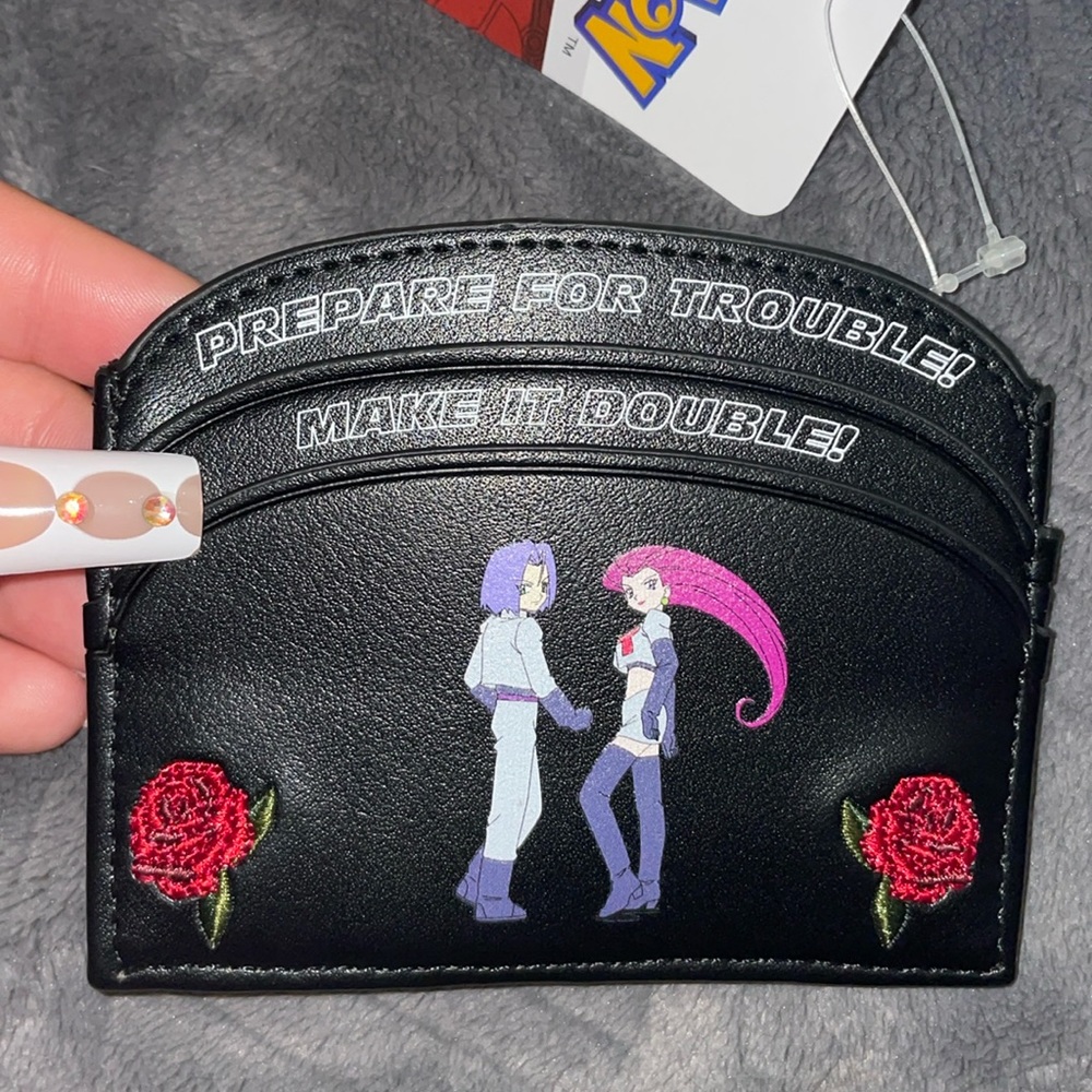 Pokémon Villain “R” card case NWT